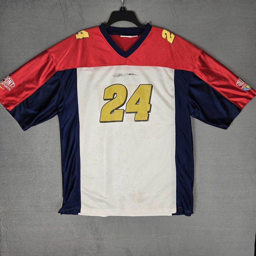 Vintage #24 Jeff Gordon‎ NASCAR Sports Jersey Mens XL Mesh Winners Circle